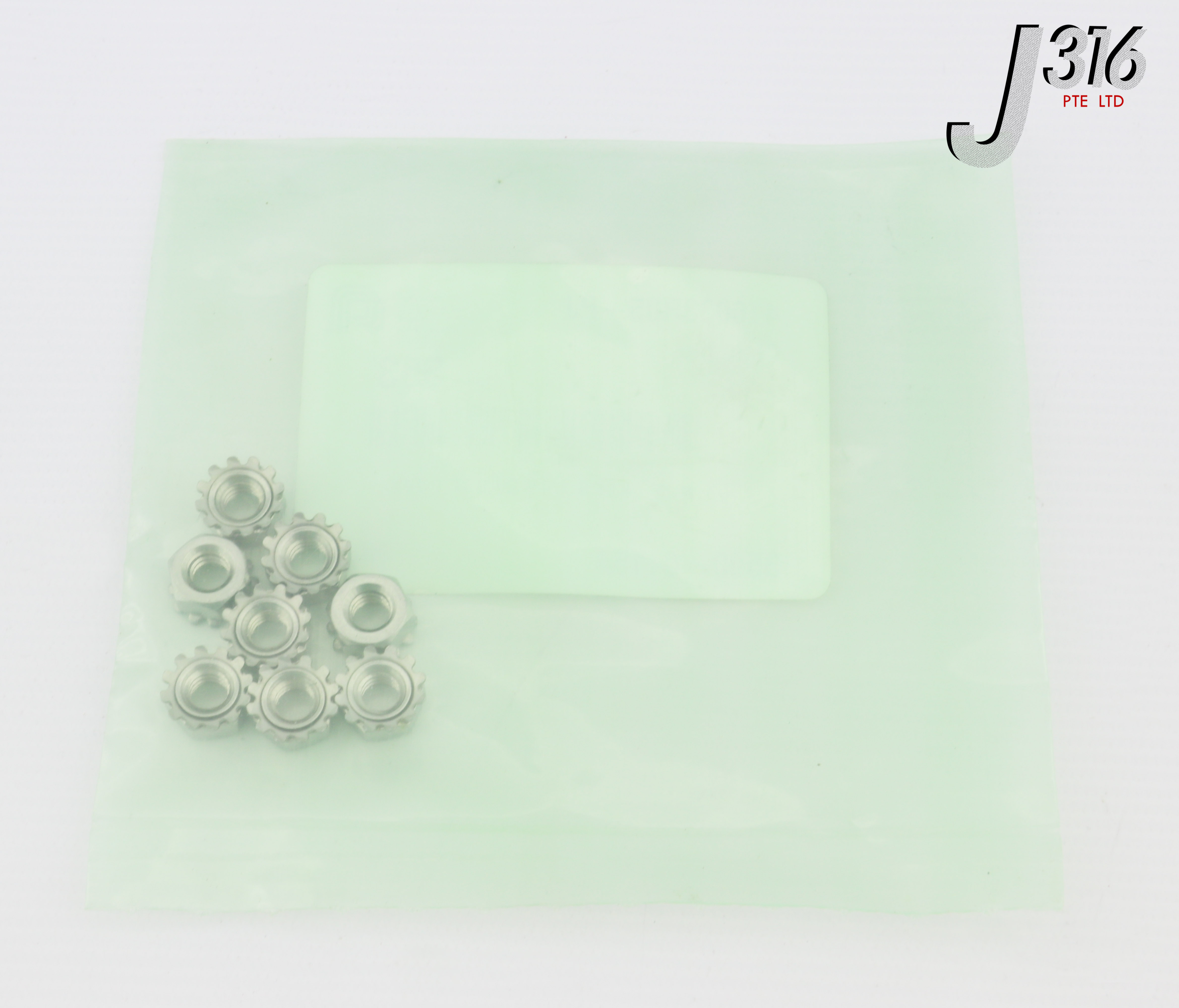 しょう③ 26876 APPLIED MATERIALS NUT KEPS 1/4-20 SST PSVT (LOT OF 8) (NEW